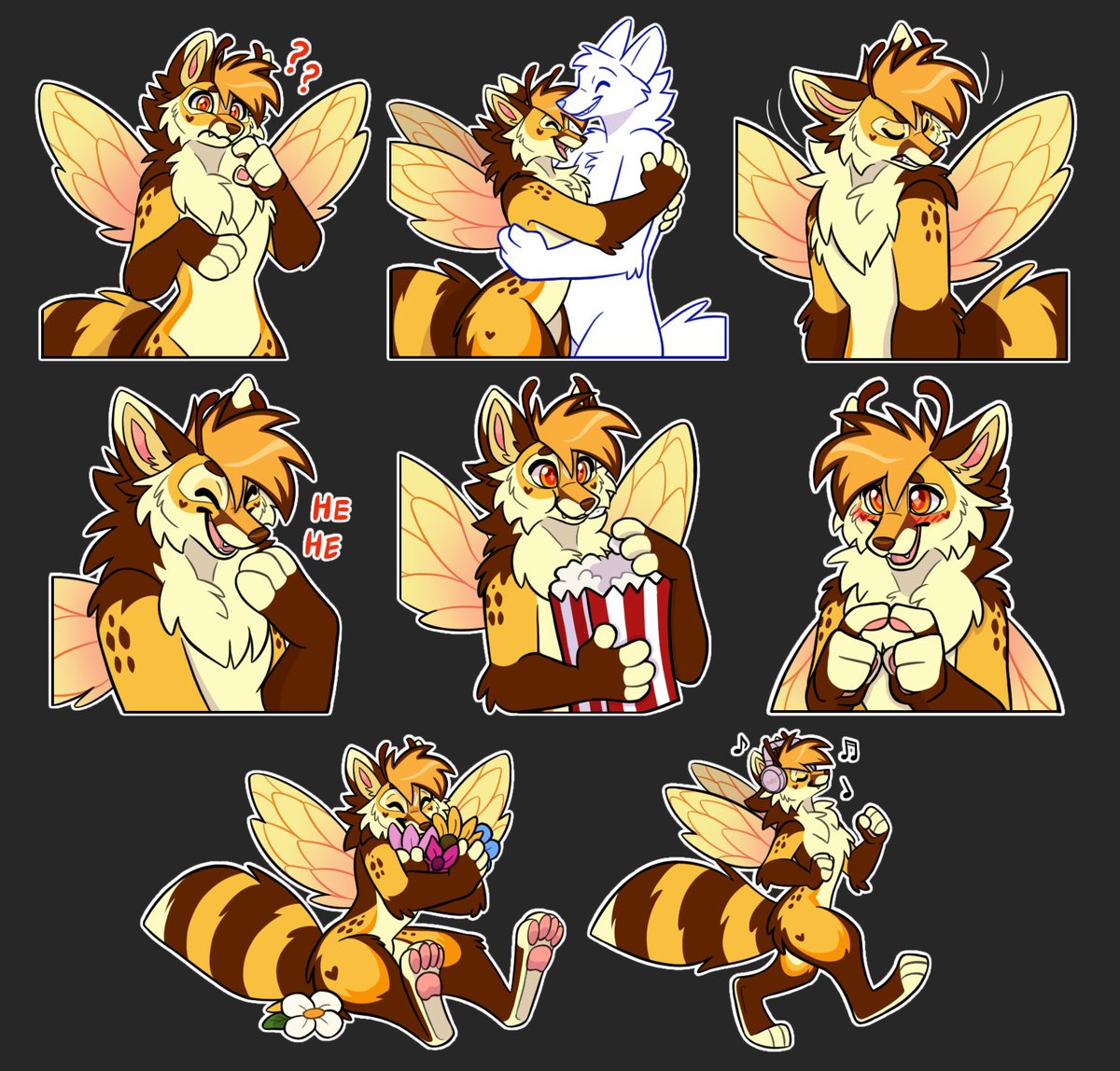 http_jinho's tweet photo. Telegram Stickers for @SugarFolf! 🐝 https://t.co/1Sf56l7i0o