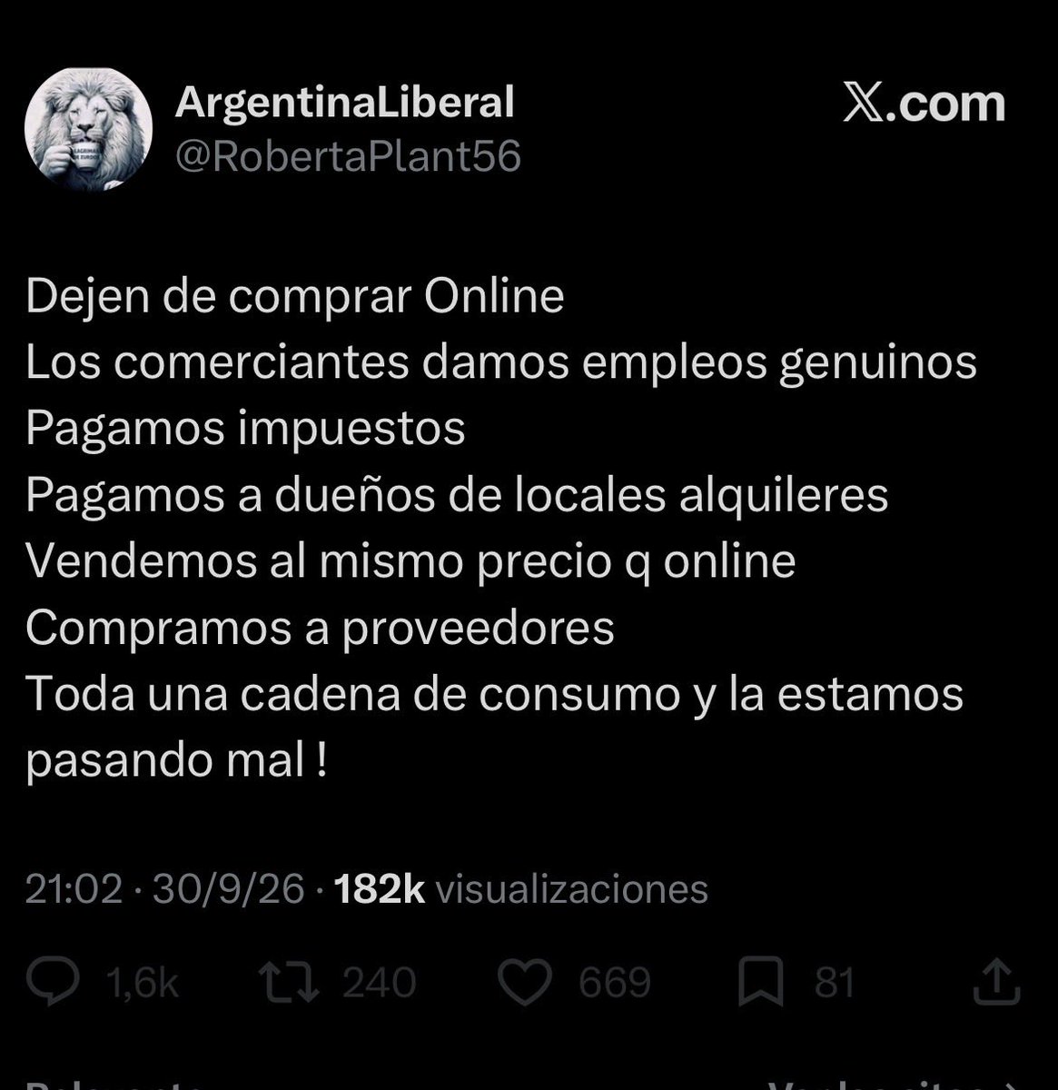 Romyk81's tweet photo. Nos arruinaron a todos pero que lindos verlos llorando así porque no venden un carajo. https://t.co/FRg9uPFSrZ