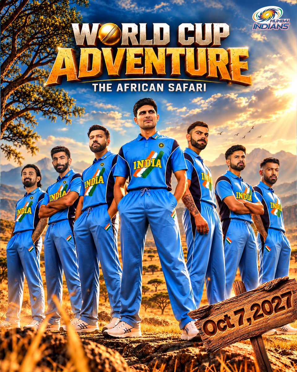 mipaltan's tweet photo. MEN IN BLUE 🇮🇳

See you soon, Africa! 🏆

#CWC27 https://t.co/JsqdZFIy9u