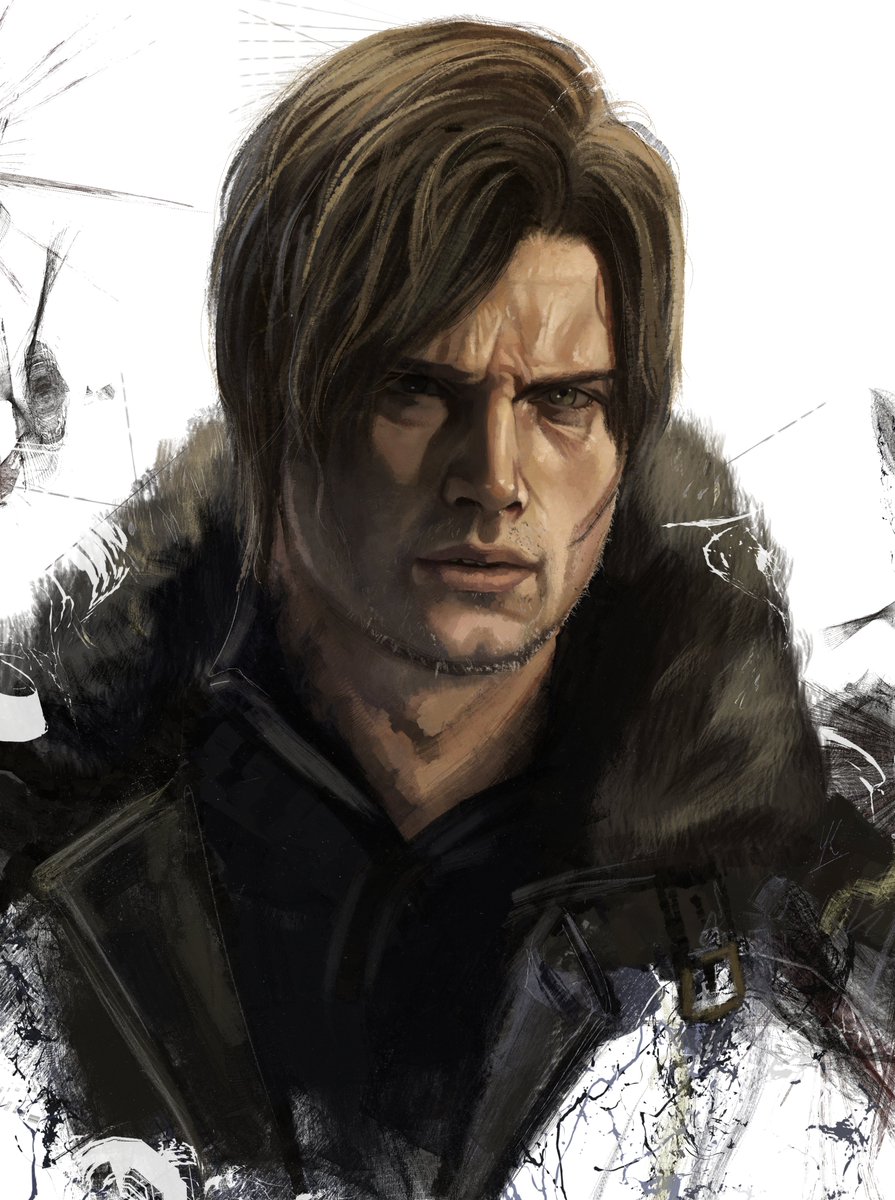 y6smeen's tweet photo. A day late... whoops. #leonkennedy #re9 #clipstudiopaint https://t.co/07Qr0OqaQg