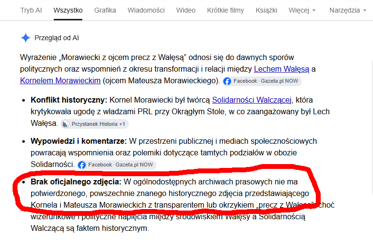 trombaty's tweet photo. Niemożliwe, AI czegoś nie wie? https://t.co/czJWQ0d2p0