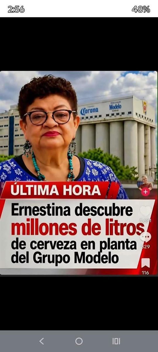 adversario14's tweet photo. Última hora: Ernestina Godoy informó que la FGR, SSYPC, SEDENA, SEMAR y la GN, “dentro del marco del operativo enjambre”, dieron un duro golpe al huachicol cervecero y aseguraron más de 50 millones de litros de cerveza. No hay detenidos. La planta operaba solita. https://t.co/xquRO2NjLL