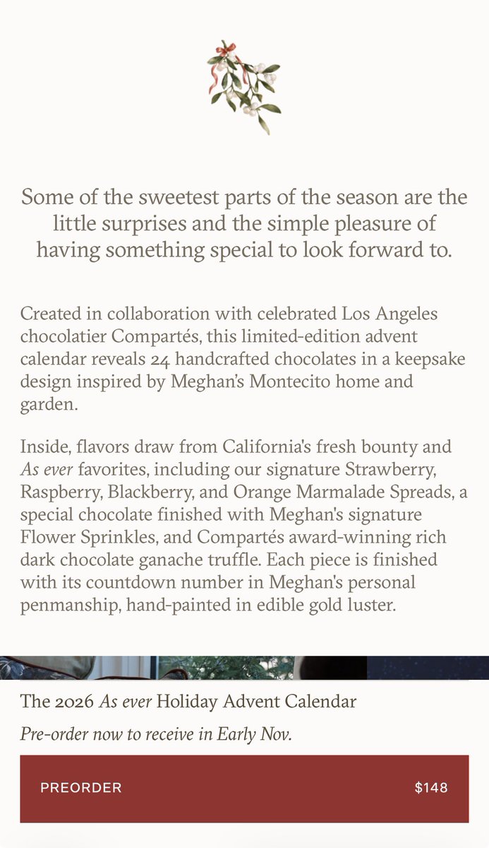 unreMARKLEble's tweet photo. $148 for 24 pieces of fucking chocolate with illegible chicken scratch on the wrapper. That’s over $6 for ONE piece of chocolate. #MeghanMarkle is deluded, audacious, and gross. #asever #MeghanIsTheProblem #HarryandMeghan https://t.co/owAesQvDEP