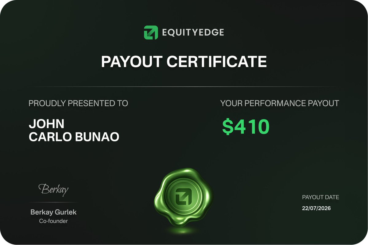 real1zcarlo444's tweet photo. i remember my first payout with @EquityEdgeUK while years back then, i didn't even know where to start lol. i know it isn't a lot, but a W is a W! cheers https://t.co/9MsJvXafn6