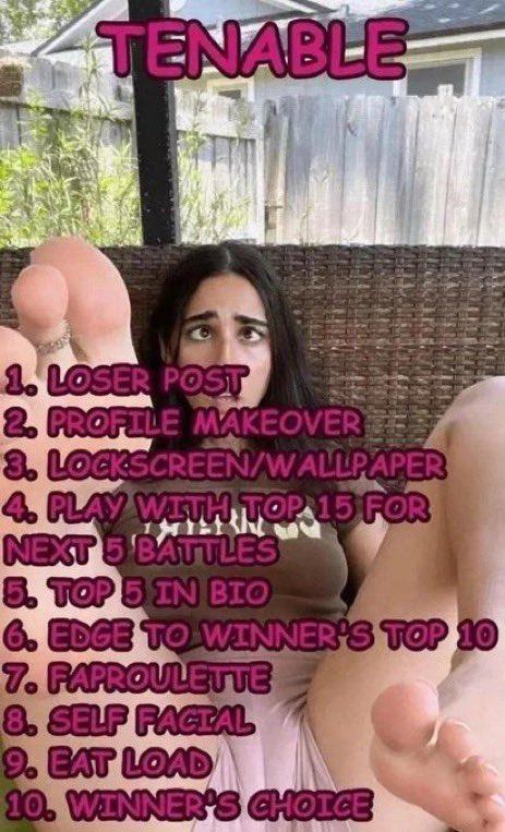 BallgagBoi's tweet photo. You silly gooners are soooo pathetic in tenables. I love humilating you and torturing you once I take all your girls, make you my perfect slave. DM to play a tenable with me, I’ll make you a LOOOOSER!

#tenable #wankbattle #goonchat #wankchat #gooner #battle #punishment #losers https://t.co/Y4tMWd7fjJ