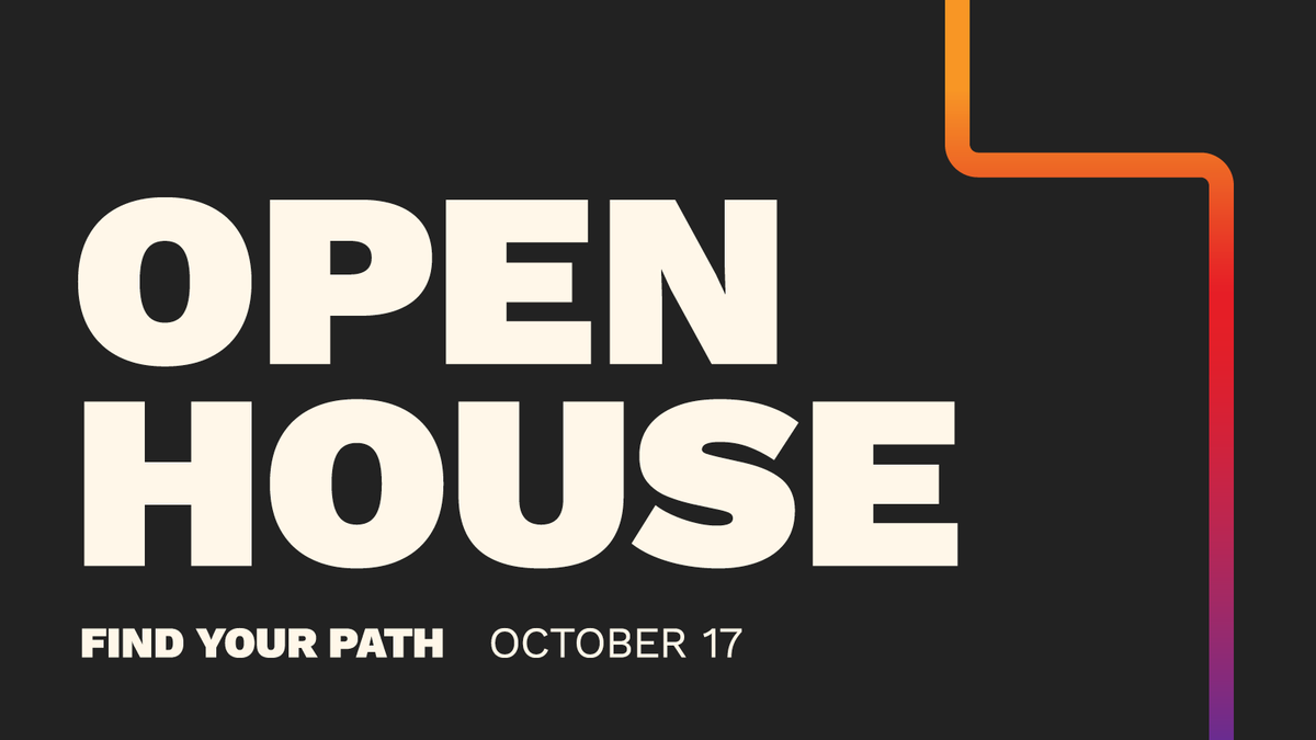 NorQuest's tweet photo. REMINDER—our annual fall Open House is this month!

One Saturday could change everything—come to campus, get real answers, and leave with a clearer picture of what your next step could look like!

Learn more and register at https://t.co/O7SqQM126O

#NorQuestCollege
#FindYourPath https://t.co/z3hM3KYppl