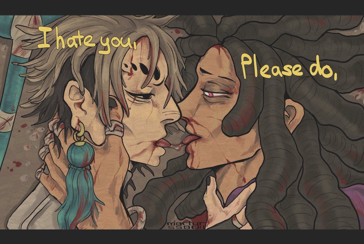 martyrssoull's tweet photo. Day 1: Your OTP &amp; Day 2: Bloody Kiss
#MultiGACHIshiptober #janka https://t.co/xskoXUD6zl