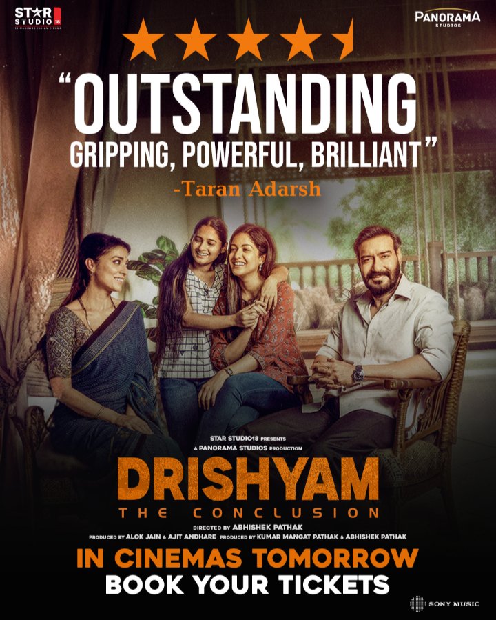 PremdeepSharma's tweet photo. #2ndOct
#DrishyamTheConclusion
#AjayDevgn
My Optimistic Prediction for the Weekend 👇👇
2nd Oct. Friday - 64 CR
3rd  Oct. Saturday - 62 CR
4th Oct. Sunday - 58 CR
Weekend - 184 CR 🤞🤞 https://t.co/W2KeKhjOW2