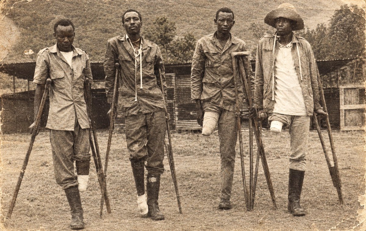 IGAnaJD's tweet photo. They lost their limbs, but they never lost their spirit❤️‍🩹

RPA soldiers who were disabled during the Liberation War of the 1990s. https://t.co/xuIWelRUTa