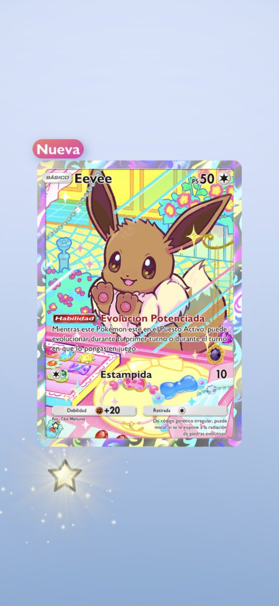 kook1tty's tweet photo. te kiero eevee tcg pocket ojalá fueras real https://t.co/E5qVGLJJ6p