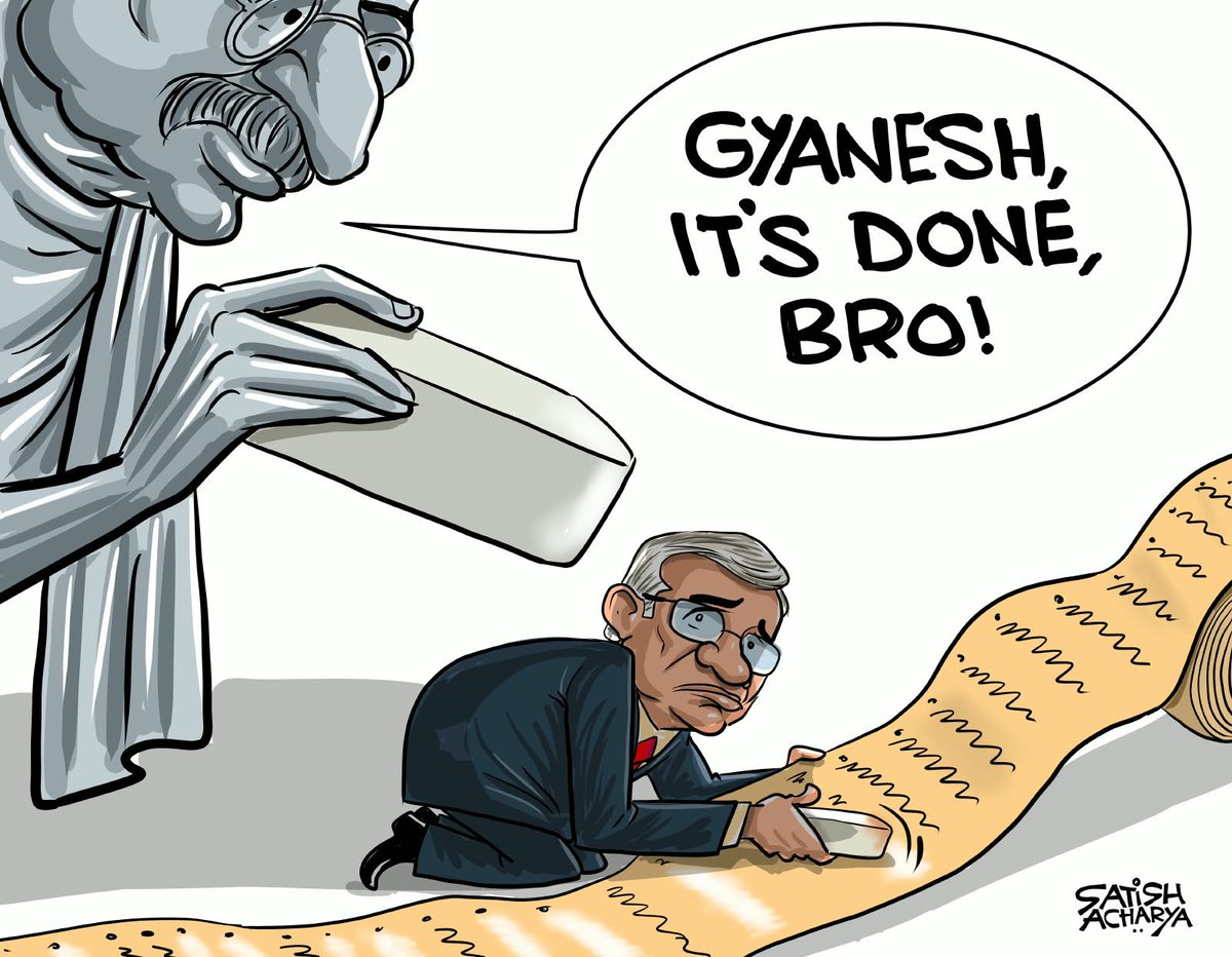 satishacharya's tweet photo. It's done, Bro! #GyaneshKumar #Votechori #GandhiJayanti https://t.co/NbIyL6peiM