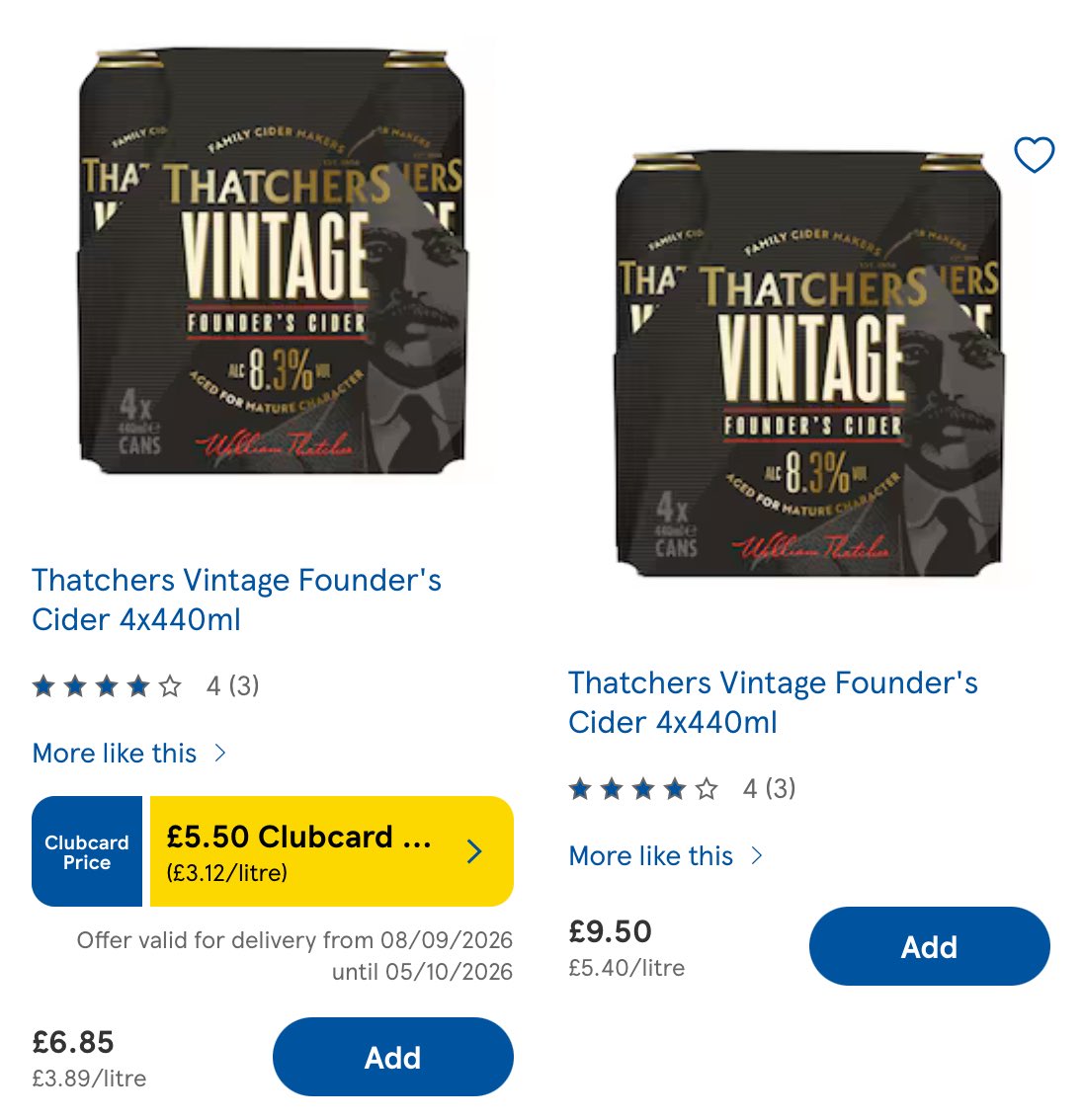 TheTVGrump's tweet photo. A quick example. 

The price in England v the price in Wales.

Socialism isn’t cheap, comrades .. https://t.co/uMcdOO8ROn