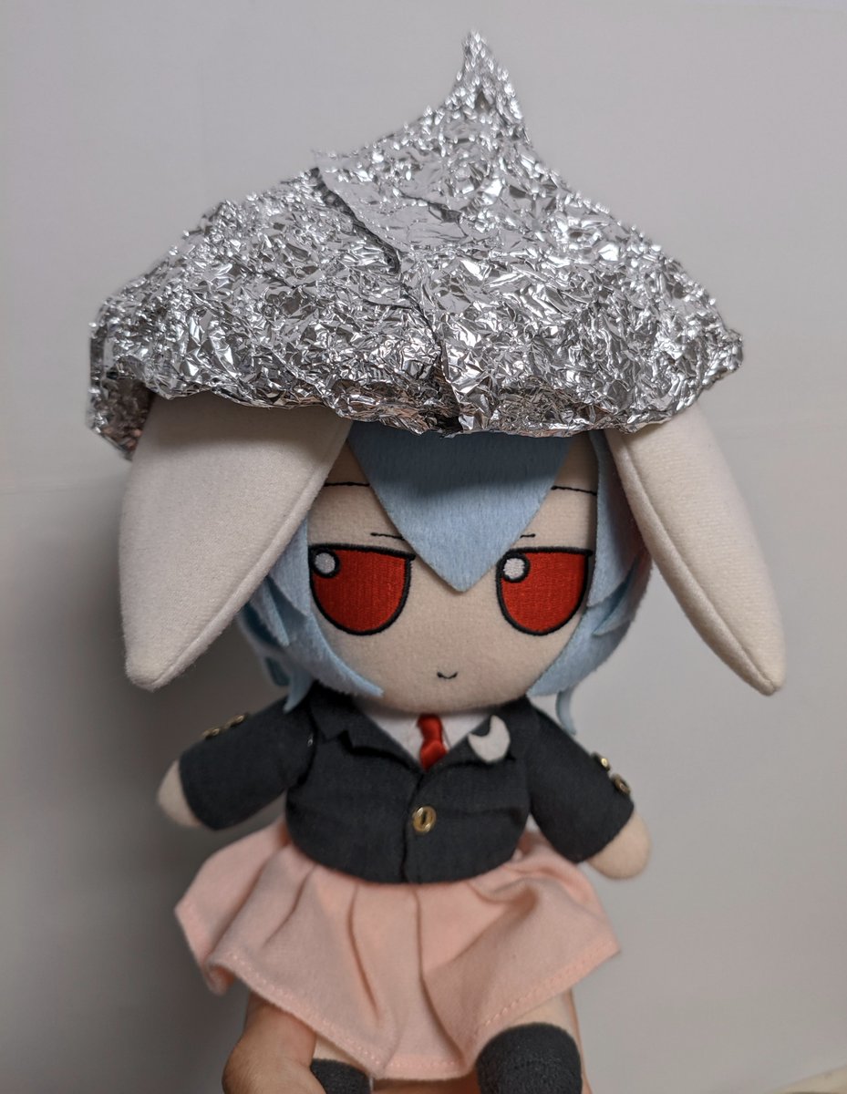KrisfitAmos's tweet photo. Made a tinfoil hat for Reysen. (ᗜᴗᗜ)
#Reysen #fumo https://t.co/sGsNg29gju