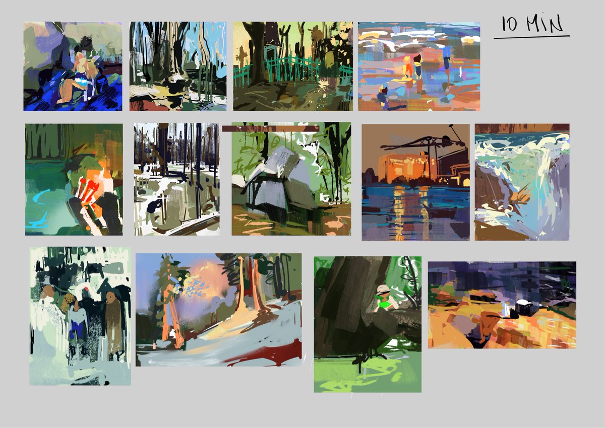S00fchu's tweet photo. Painting studies of the week https://t.co/IRVeLfkSt1