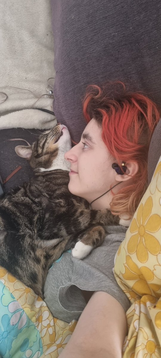 XWOLFOFFICIAL8's tweet photo. @uffyebanda The cutest photo I've ever taken ❤️ me and my cat Tom 💕❤️ https://t.co/hkYQZtUrx5