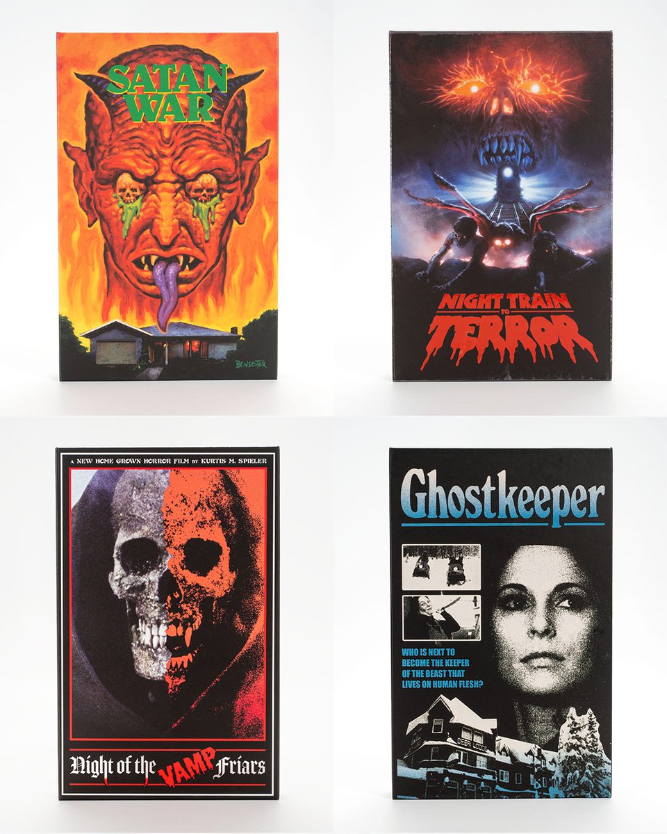VinegarSyndrome's tweet photo. October is here and it is savage!

Kicking off this monstrous month are 4 fiendish new releases from Vinegar Syndrome proper: Pupi Avati's period picture chiller ARCANE SORCERER, Tobe Hooper's truly demented, head-chopping 1993 rarity NIGHT TERRORS (alt art option available), MADE IN HONG KONG [and Taiwan]: VOLUME #3 featuring three wacky '80s horror flicks that mix chills, laughs, and action, and the underseen Hammer Films murder thriller CRESCENDO!

Next up, VS Archives returns to the land of the dead with FACES OF DEATH 4, and VS Labs dips into the wild world of stylish German crime thrillers in the KRIMIS IN B&W set. And of course we are thrilled to unleash VS Picture's first wholly produced homegrown horror project, NIGHT OF THE VAMP-FRIARS.

Lastly, we've got THE STRANGER WITHIN, a Barbara Eden TV movie of cosmic horror, from Iconoscope, THE FILMS OF HENRY JAGLOM: VOLUME #1 from Cinematographe, and THE FILMS OF HISAYASU SATÔ : VOLUME #5!

But that doesn't even account for 4 killer new Degausser VHS releases, tons of sick new merchandise, and the return of a new daily deal every day this month in 31 DAYS OF SYNTOBER! Stop your trickin' and start your treatin' at the VS site!