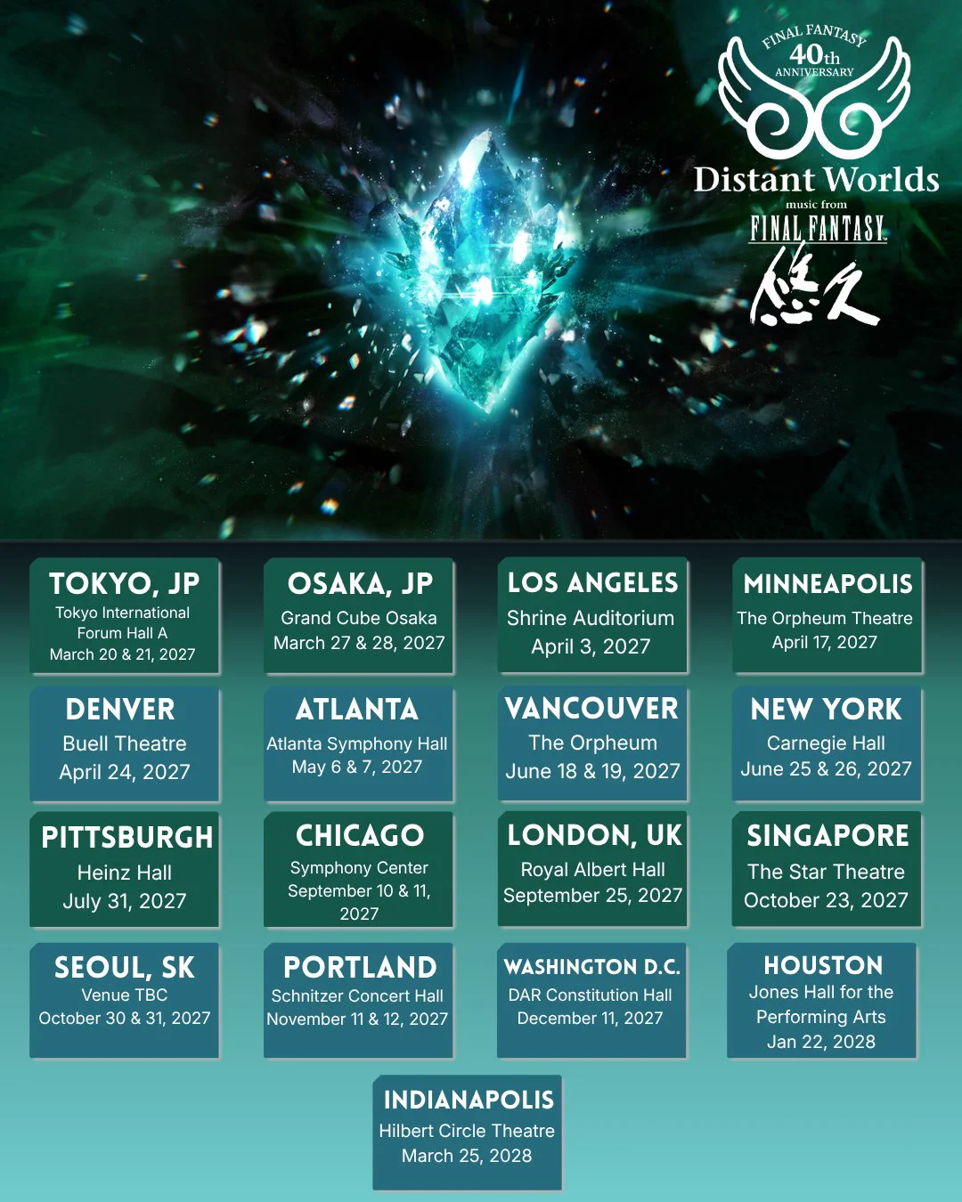 Distant Worlds: music from FINAL FANTASY (@ffdistantworlds) / X