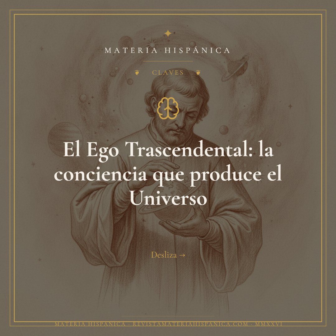 MateriaHispanic's tweet photo. § El Ego Trascendental

En el Materialismo Político, el Ego Trascendental es la conciencia demiúrgica del Universo: no una sustancia metafísica, sino una realidad operatoria, positiva y derivada de sujetos concretos. https://t.co/tE7soSIL6J