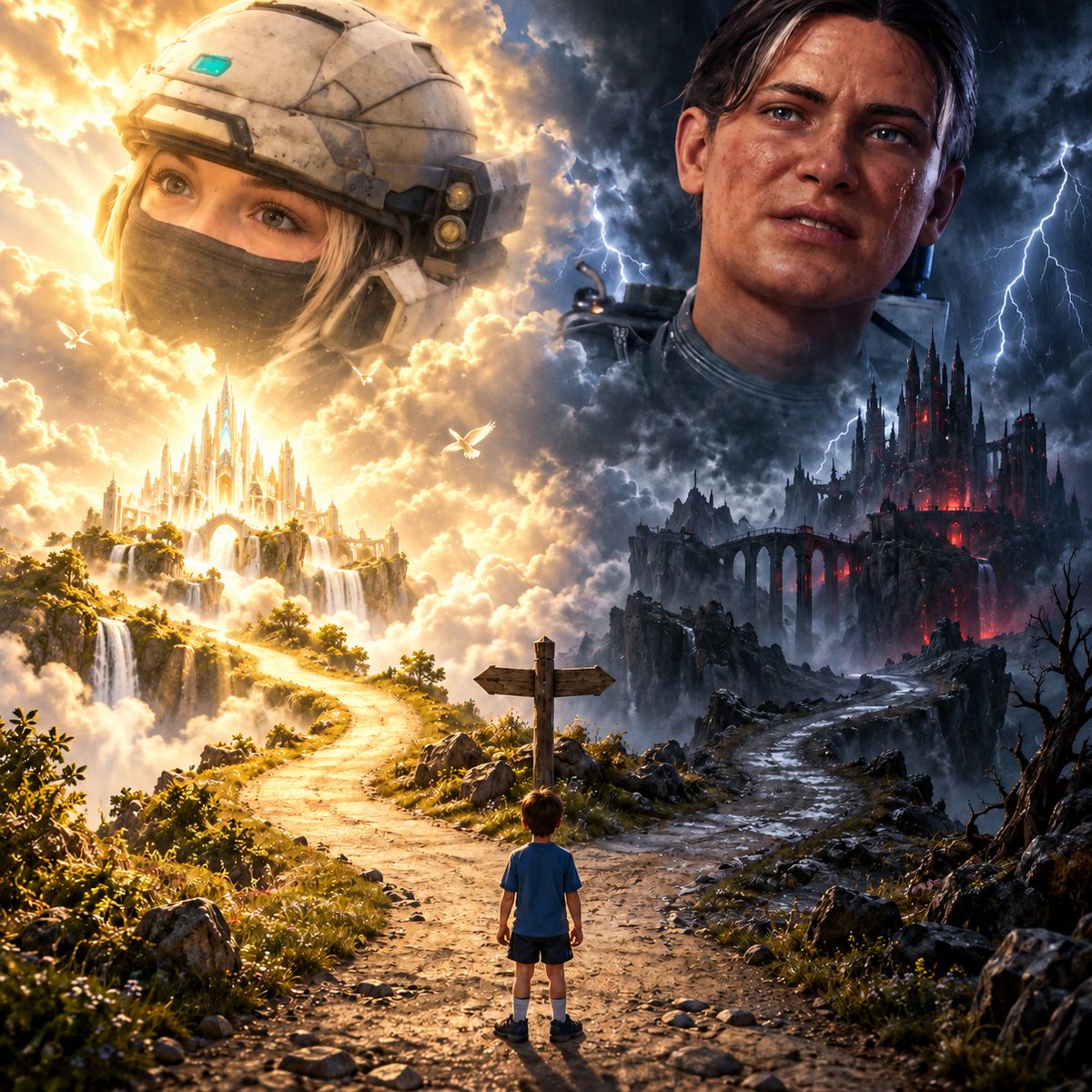 DesiredCE's tweet photo. The Great Journey begins with a choice. Choose wisely. https://t.co/BKcBgTYtCx