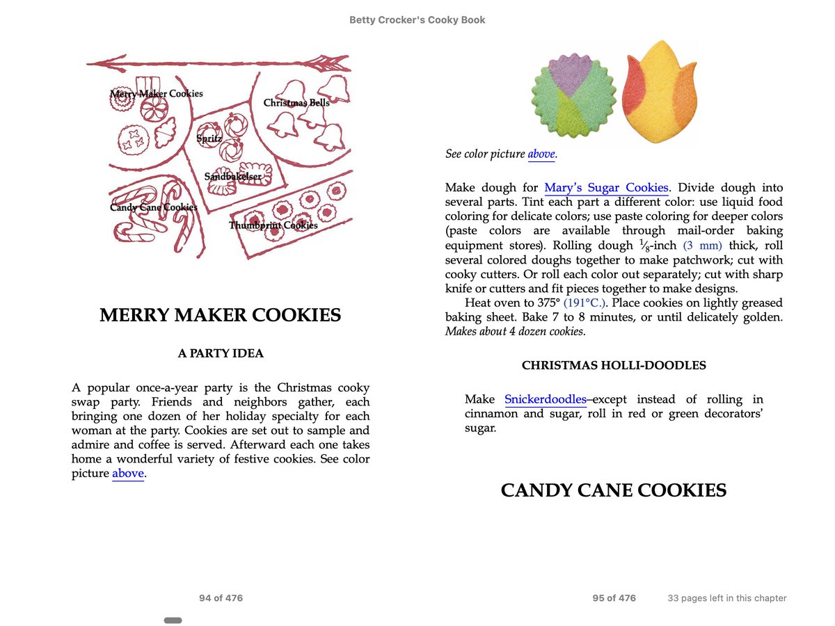 ChuckHumbertson's tweet photo. π
π»It's not too soon to start planning your Christmas baking list. π ππ²πππ ππΏπΌπ°πΈπ²πΏ'π ππΌπΌπΈπ ππΌπΌπΈ has the holiday chapter ready: Christmas Tree Balls, Mobile Stars, Candy Cane Cookies, and the old cookie-swap party plan. πͺ
#cookiestorm #cookiejar #cookieswap https://t.co/X9pQS5sCeU