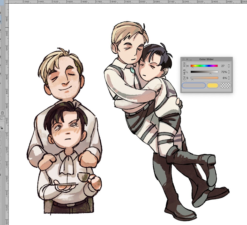 slwtawn's tweet photo. quick color... #eruri #aot https://t.co/Sc89tFNjKu