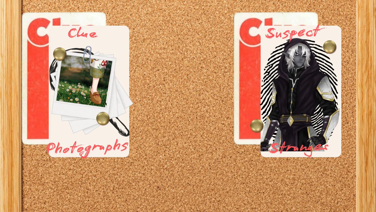 Mycenas_Cottage's tweet photo. 2 more cards unlocked!

1. NEW SUSPECT IDENTIFIED: THE STRANGER IN THE WOODS @dusk_ryn What's he doing out there??

2. What's the weird collection of photos? Found in a manila envelope in the kitchen, these are very suspicious... 

🔎 Examine the photographs more closely? (30 likes, comments or reposts to unlock 
#MycieMissing