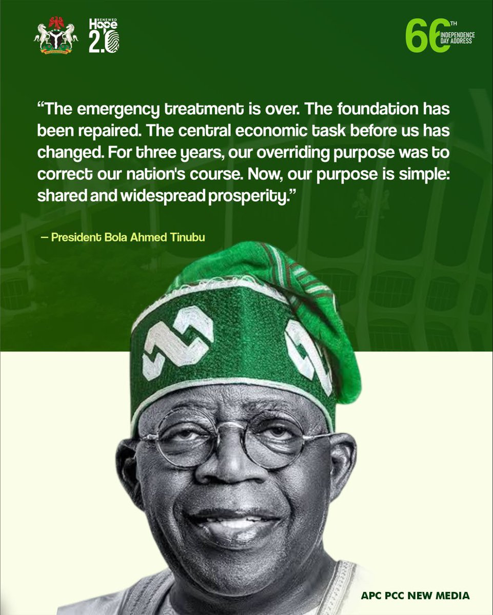 akomscopy's tweet photo. Excerpt from the independent day broadcast by me President @officialABAT 

#FromReformToProsperity
#PBATCares https://t.co/ODeCJNlXPc