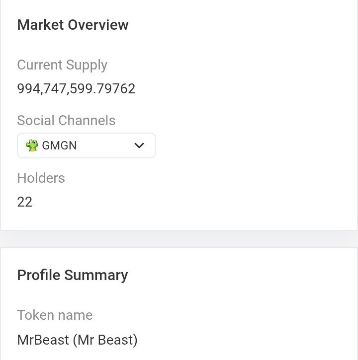 MrBeastSolMeme's tweet photo. 🐐 22 HOLDERS ALREADY 🦁

$MRBEAST is just getting started.

22 wallets holding the unofficial MrBeast meme coin on Solana.

Small community.
Early stage.
Big meme energy. 🚀

Who’s joining the pack? 🐐

CA:
GEc2dfNsWyypzZ1ajjySJkLKiZwRzDQN4iW8qy7sHMfh

#SOL #MEMECOIN #MRBEAST https://t.co/mih8MDiMHV