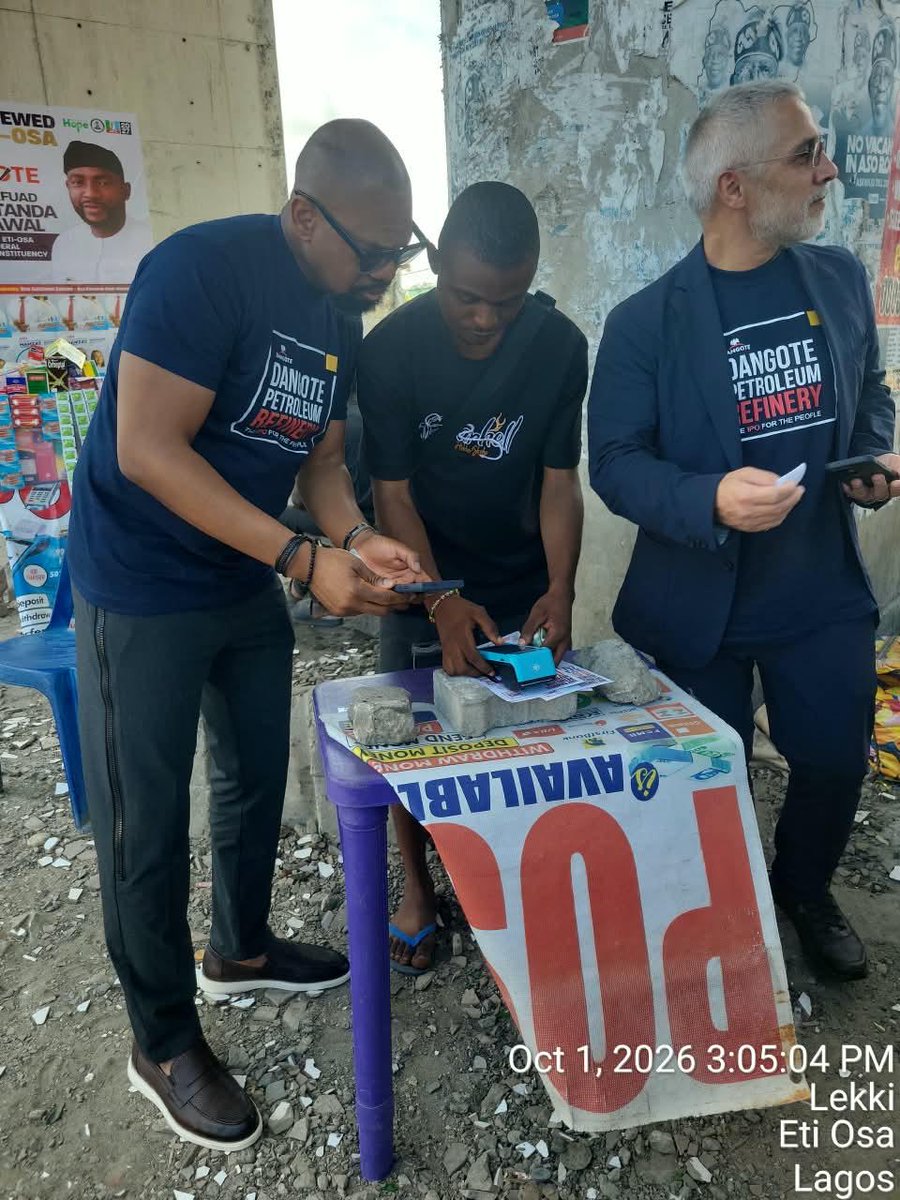 DangoteIPO's tweet photo. Dangote Team takes IPO Campaign to Ajah market

The target is simple; make hardworking Nigerians part of Africa’s Biggest legacy.

Your street is next!

#DangoteAfrica
#DangoteIPO
#ThepeopleIPO https://t.co/e9etHSSMjq