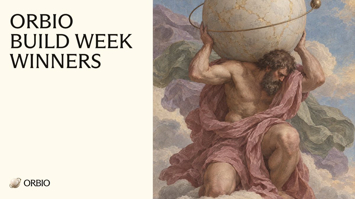 orbiodotso's tweet photo. Orbio Build Week.

Over 60 builders, >$5000 in credit stipends, and ten winners.

Meet the top four:
1) @errandboard
2) @RobertoAgentApp
3) @foundryxyz
4) @LudiArena

More results, honorable mentions, and what comes next: https://t.co/prXiUJddVj