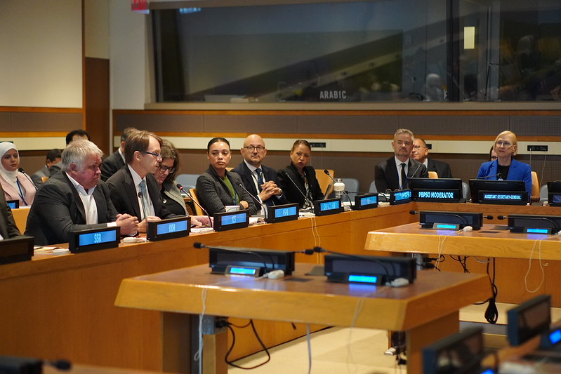 UNPeacebuilding's tweet photo. The Introduction to the Peacebuilding and Peace Support Office (PBPSO) and the Peacebuilding Architecture session covered an overview of the integrated work of each PBPSO branch and an exchange of experiences on the 2025 Peacebuilding Architecture Review. https://t.co/aNG6ATXokM
