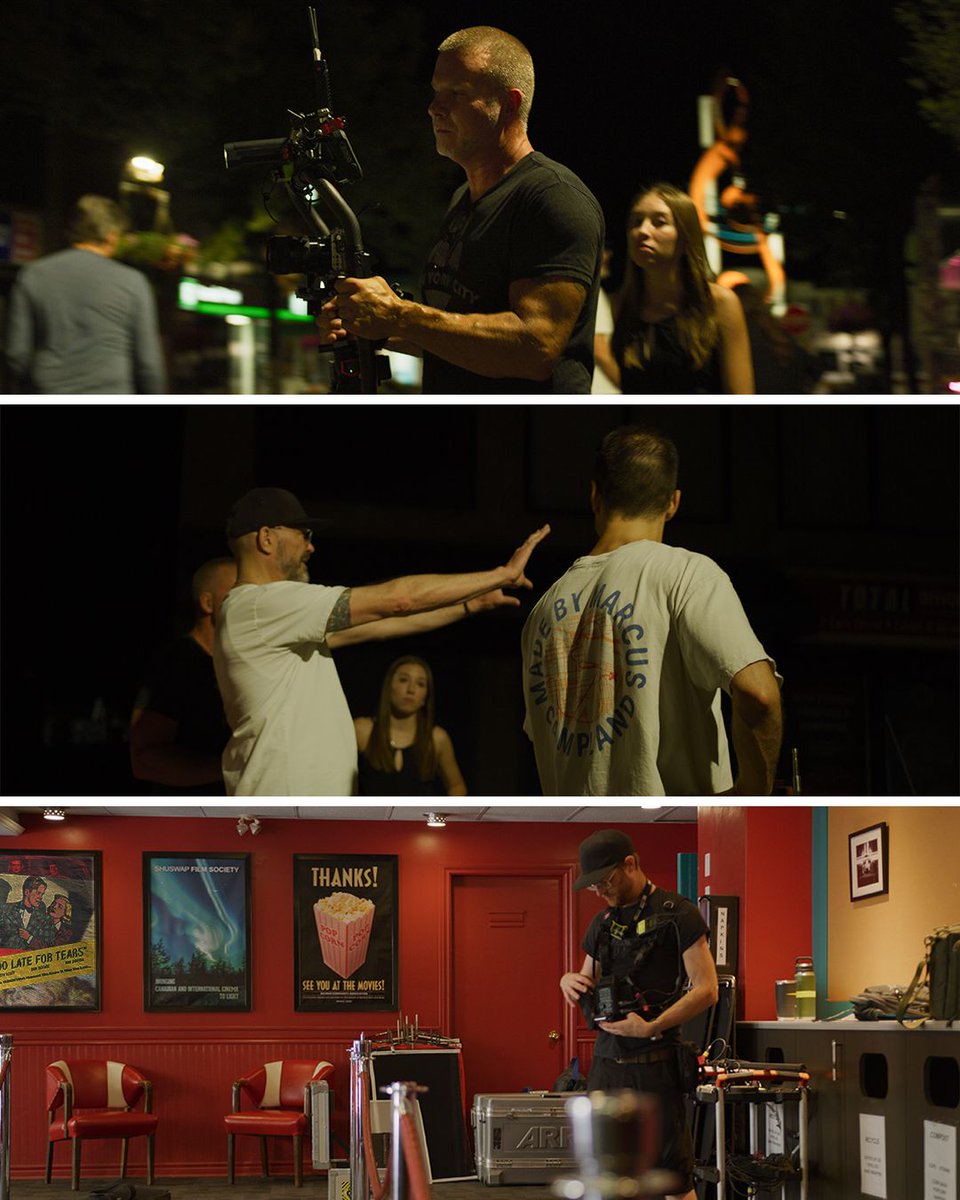 halationmovie's tweet photo. Cory Baker - DOP, “I’m going to shoot something.”
Shawn McLaughlin - Director, “I can get this in one shot.”
Alexus Russwurm - Camera Trainee, “Oh great, another ‘Oner’.”
Marcus Smith Sound Recordist, “Is this thing on?”

@BirnsandSawyer #HalationMovie #IndieFilmVancouver https://t.co/9rflHOUzaB