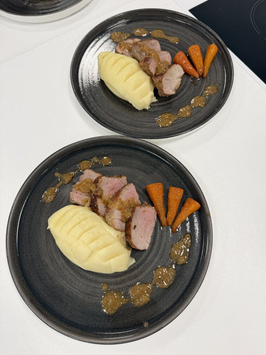 MrStobbart2023's tweet photo. Some incredible cookery on display tonight in our school heat at @WHS_HE for @SBFutureChef 
With Noah winning the heat with his pork tenderloin dish. All pupils were amazing and should be incredibly proud of their efforts 🤌🏻 https://t.co/Bv09N5RvXD