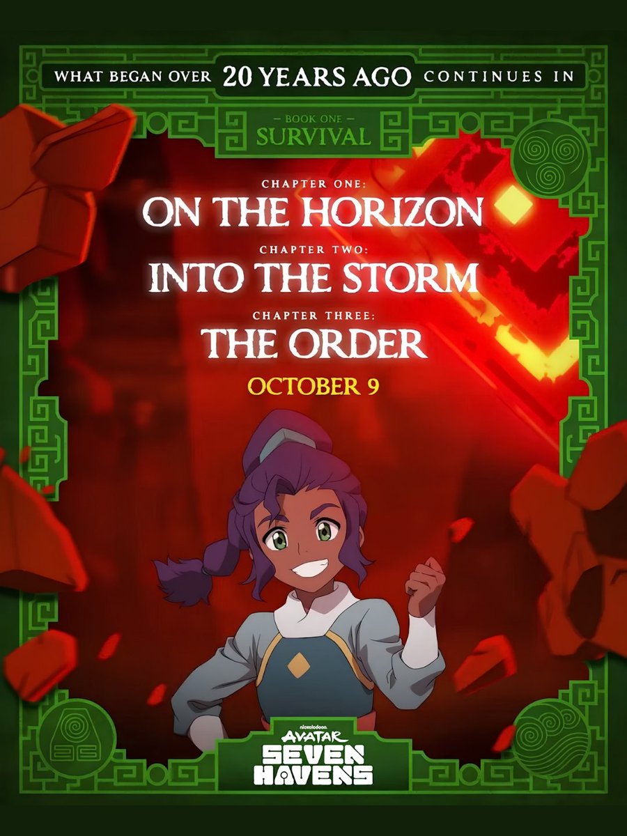 AvatarverseTV's tweet photo. All the episode titles for Avatar: Seven Havens have been revealed.

The sequel series is set to premiere on Paramount+ in 8 days. https://t.co/q475eY9ONx