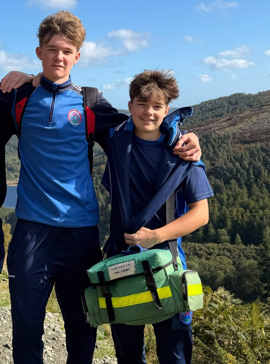 Pres_Carlow's tweet photo. Some lovely images from the @Pres_Carlow Transition Year #Gaisce trip to Glendalough! @CeistTrust 1/3 https://t.co/xsZBlddd8w