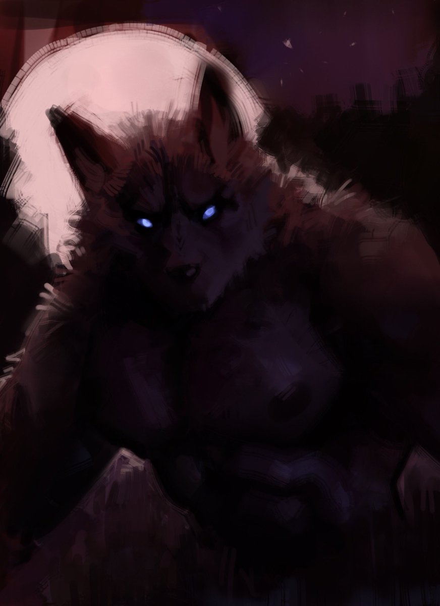 mossywy's tweet photo. quick piece for weretober day 1 wolf :D

#weretober2026 https://t.co/Pc6FH0sDfB