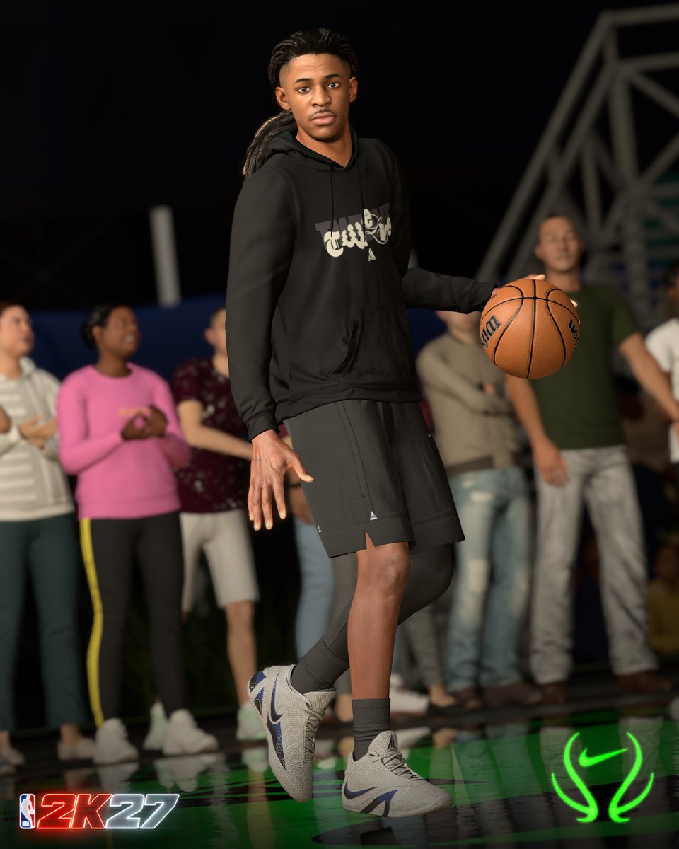 NBA2K's tweet photo. Don't Sleep. 

Catch @JaMorant taking on our community live on @NBA2K's Twitch channel tomorrow at 2 PM PT. https://t.co/uyvK9VeYSr