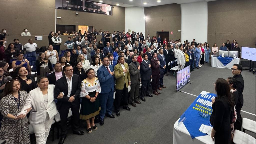 cnegobec's tweet photo. 🇪🇨 | En cumplimiento de sus competencias, el #PlenoCNE realiza el Sorteo de ubicación en las papeletas electorales de las candidatas y los candidatos al @CpccsEc 2027. Este acto cuenta con la presencia de la Dra. Flor de María Rivadeneira, Notaria 24 del cantón Quito.

#SorteoCPCCS2027