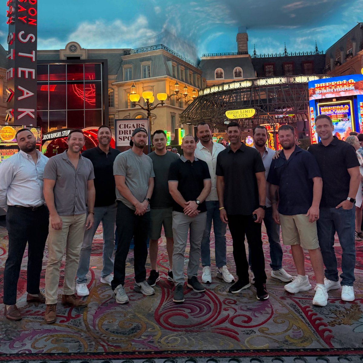 brandonwolf86's tweet photo. Another annual Fantasy Football draft in
the books. One of my favorite weekends every year.
Incredible to know we've been friends since Middle
School.

#vegas #fantasyfootball #casino #friends https://t.co/GophHE79mi