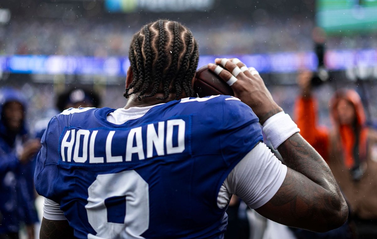 BigBlueFilmRoom's tweet photo. Jevon Holland has been named NFC Defensive Player of the Month.

Holland recorded 3 interceptions, with one of those being a game-clinching interception off of Cam Ward. https://t.co/JGE70nGv7d
