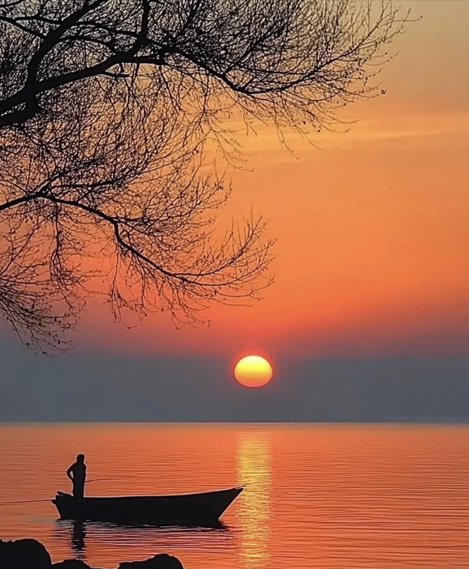 IhatSholihat7's tweet photo. On the sandy shore of Cai'ao Lake, a lone figure in the quiet shed roams as a wandering apprentice. https://t.co/NV3hmTb4on