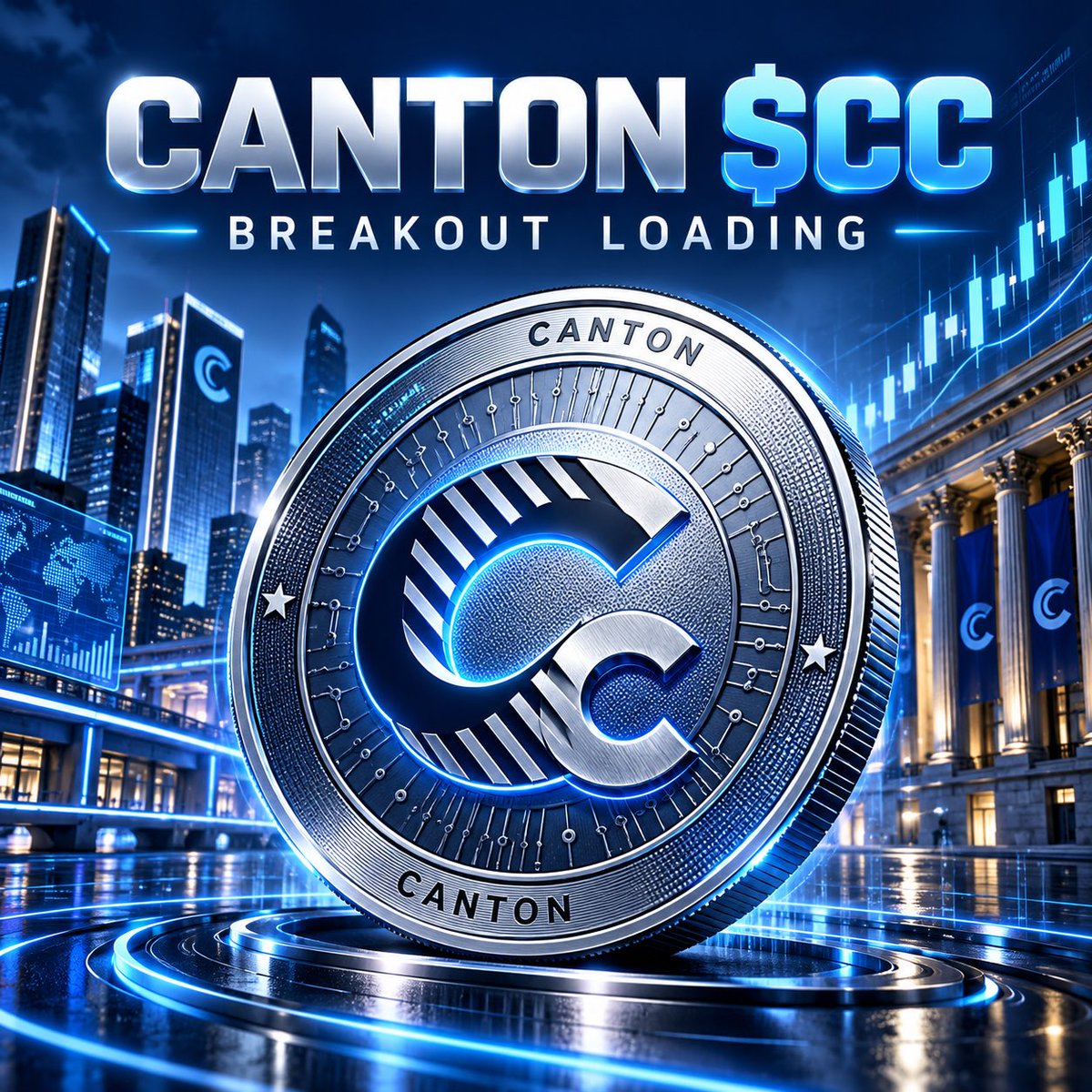 MurkinSeasonVol's tweet photo. 🚨 $CC IS STARTING TO MAKE A LOT MORE SENSE TO ME.

The deeper I dig into Canton, the more I realize this isn’t just another blockchain trying to convince institutions to come over.

Institutions are already inside the room.

Look at the names around Canton and Digital Asset:

JPMorgan
Goldman Sachs
HSBC
BNP Paribas
DTCC
LSEG
Broadridge
Citadel Securities
Tradeweb
Deutsche Börse

That matters to me.

Because banks aren’t moving tokenized deposits, Treasuries, collateral and private financial information onto infrastructure they don’t trust.

And Canton appears built around exactly what institutions keep saying they need:

Interoperability.
Always-on markets.
Liquidity.
Tokenization.
TRUST.

But here is what really caught my attention about $CC:

Unlike some projects where I have to ask how institutional adoption reaches the token…

Canton already gives us a documented mechanism.

Global Synchronizer activity creates traffic fees.

Those fees are paid through $CC.

CC gets burned.

Meanwhile, participants providing real network utility can earn CC.

So the thesis becomes simple:

More institutional activity
→ more synchronization
→ more network traffic
→ more CC utility/burn

Now, that doesn’t mean every Canton transaction automatically benefits $CC. I still want to see how much institutional activity actually moves through the Global Synchronizer.

But this is exactly what I’ve been looking for:

Trusted people.
Trusted institutions.
Useful technology.
Repeated adoption.
AND a connection back to the token.

$QNT = connecting financial systems.

$ONDO = putting real-world assets onchain.

$CC = giving institutions a private, interoperable environment where tokenized money and assets can actually interact and settle.

The New Monetary System isn’t looking like one blockchain.

It’s looking like a STACK. 👀🔥

DYOR.