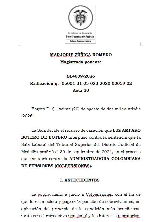 articulo20's tweet photo. SENTENCIA RECOMENDADA 🗣 

#Laboral

Perspectiva de género no modifica la decisión sobre pensión de sobrevivientes al no evidenciarse discriminación asociada al género

Solicita la sentencia completa en comentarios ⬇️ https://t.co/a8HUVRoZo2
