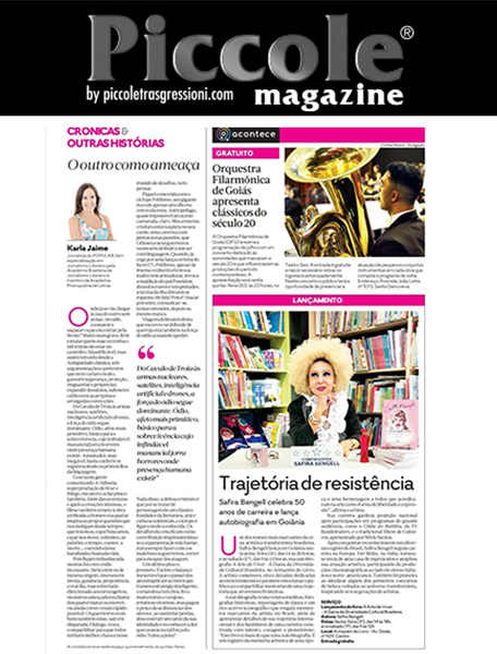 PiccoleMag's tweet photo. Safira Bengell celebra 50 anni di carriera con la sua autobiografia a Goiânia
Leggi l'articolo: https://t.co/8wKIMpXl2c
#MissTransItaliaInternational2026 #MissTransItalia #Eleganza #Bellezza #Evento #PiccoleMagazine #CanaleItalia71 https://t.co/TCtEb6ZpXv