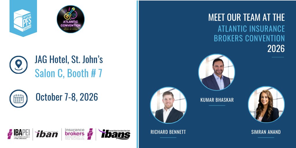 ipfscanada's tweet photo. Atlantic Canada, we’re coming your way! 

Come meet us at the 𝐀𝐭𝐥𝐚𝐧𝐭𝐢𝐜 𝐈𝐧𝐬𝐮𝐫𝐚𝐧𝐜𝐞 𝐁𝐫𝐨𝐤𝐞𝐫𝐬 𝐂𝐨𝐧𝐯𝐞𝐧𝐭𝐢𝐨𝐧 𝟐𝟎𝟐𝟔 at 📍 𝐁𝐨𝐨𝐭𝐡 𝟕, 𝐒𝐚𝐥𝐨𝐧 𝐂 and let’s exchange our visions for success.
While you’re there, don’t forget to enter our giveaway draw for a chance to win a special prize!

We’re looking forward to connecting with our partners from across the Atlantic provinces, both inside and outside the Convention.

Ready to rock? We are! 🎸

#AtlanticBrokers2026 #InsurancePayments