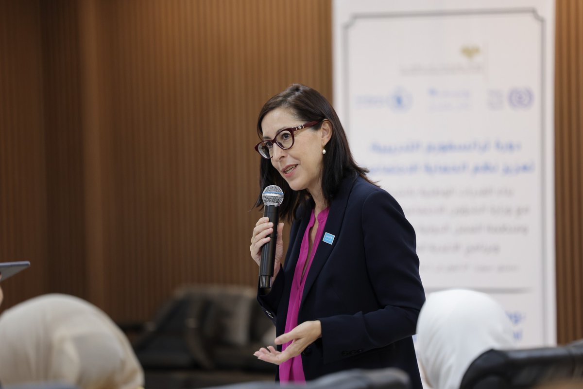 WFP_Syria's tweet photo. A 5-day TRANSFORM training in Damascus brought policymakers &amp; specialist from 10 ministries together under Syria’s Ministry of Social Affairs &amp; Labour. W/ support from @ilo_syria, @UNICEFinSyria, &amp; #WFP, participants explored ways to strengthen social protection in #Syria. https://t.co/1PO065JXoE