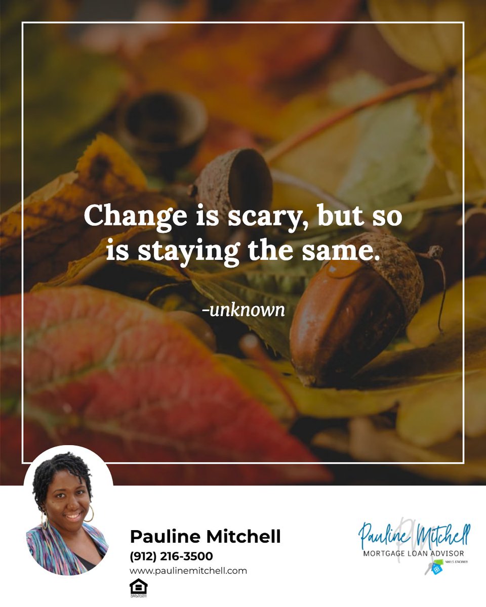 georgiahomeloan's tweet photo. Life changes can be scary, but think of all the missed opportunities that could happen if we stayed the same? 

🌟 New relationships, new cities, new jobs, and many new endeavors. This is your reminder to take a chance and trust your gut. Change can be a great thing! https://t.co/hp0u9G3b7I