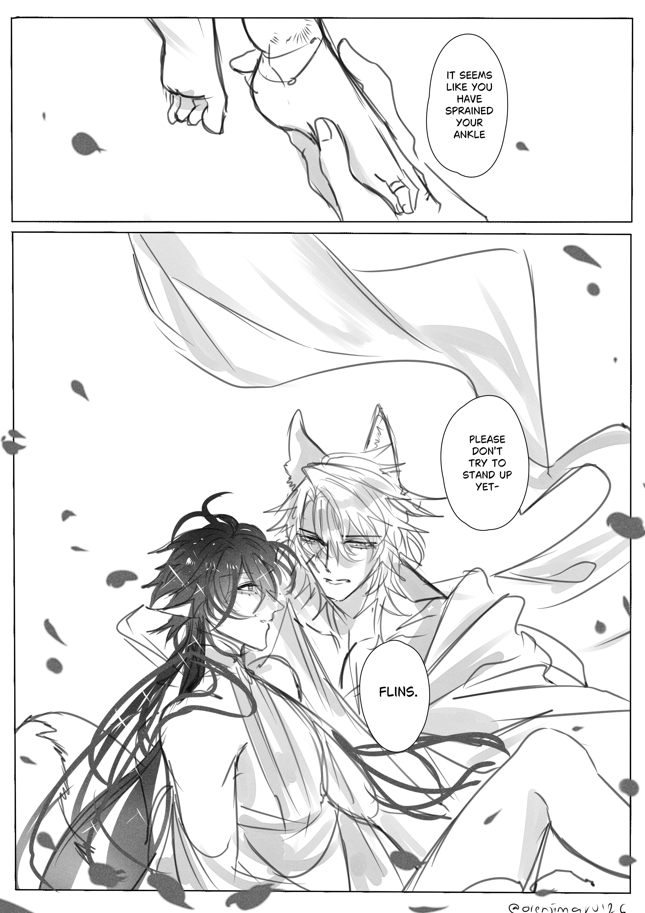 orenjimaru_2's tweet photo. #Varflins arranged fae marriage au pt.10 :3 https://t.co/eyxIm5HrRH