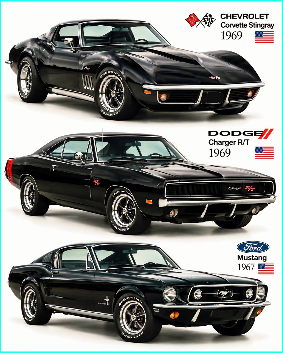 Mopar_Logic's tweet photo. Corvette vs Charger vs Mustang https://t.co/4SACmyv2Y1