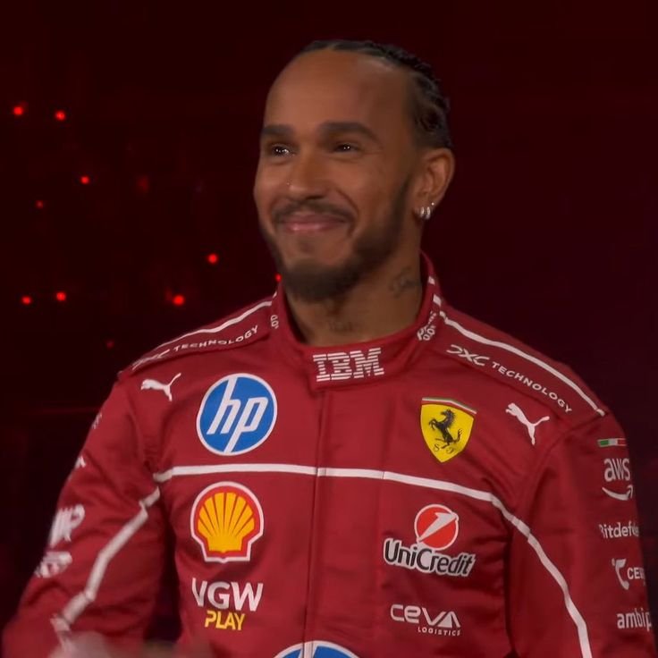 PopoOnPole's tweet photo. Lewis's first day at Ferrari, he was so happy!! Look at the shine in his eyes🥺🥺🥺🥺 https://t.co/eYeaScYHWk
